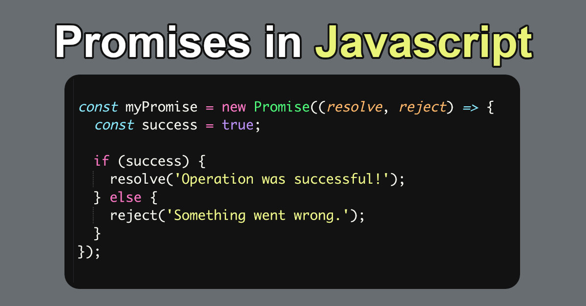 Promises in javascript